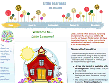 Tablet Screenshot of littlelearnersnaples.com